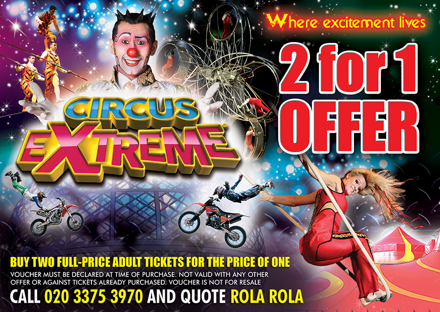 Discounts & Vouchers Circus Extreme